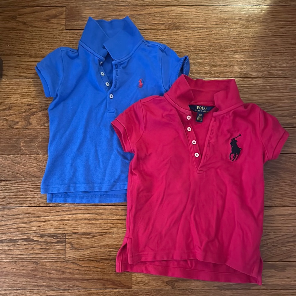 Lot of two toddler polos